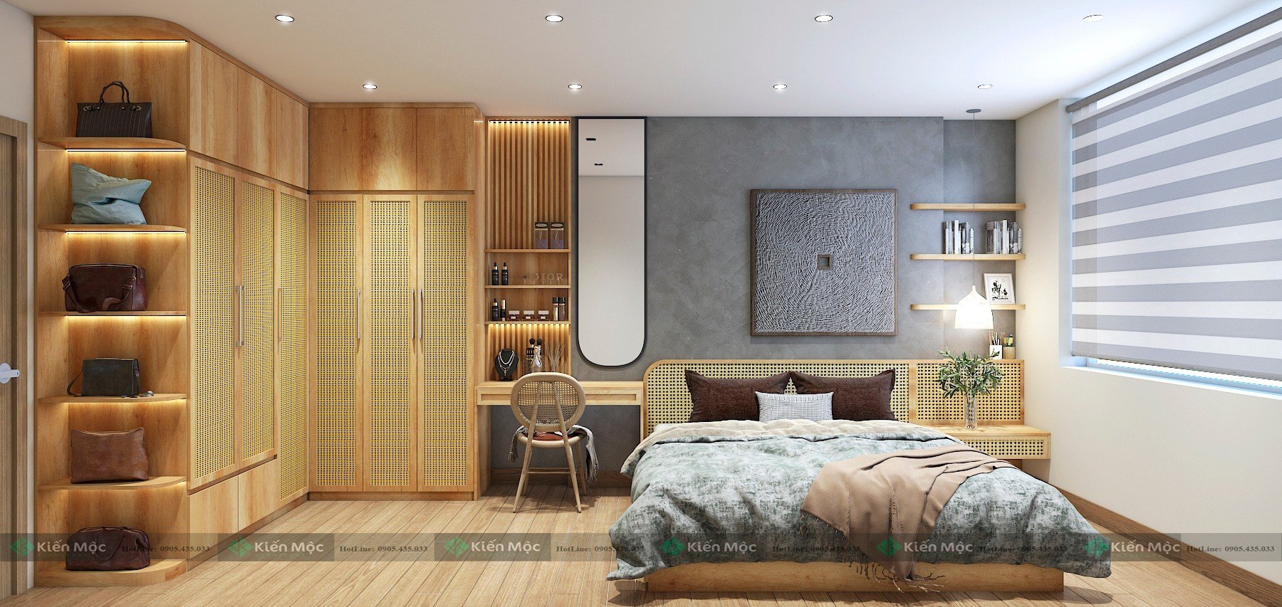 Căn hộ fpt 2 Đà Nẵng - phòng ngủ bố mẹ